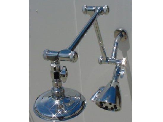 Dual Arms with Deluxe Shower Heads